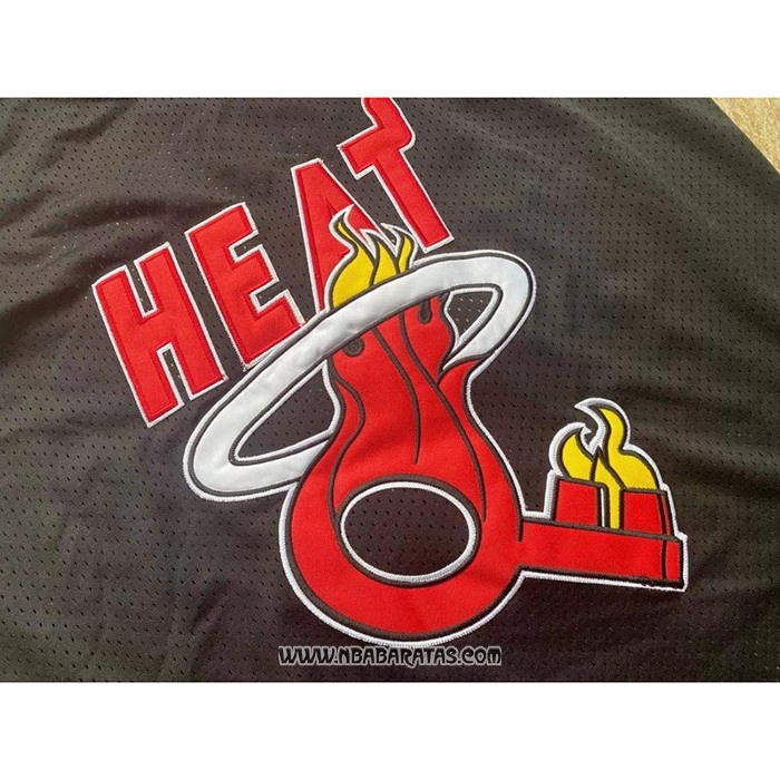 Camiseta Miami Heat x DJ Khaled x Mitchell & Ness Negro